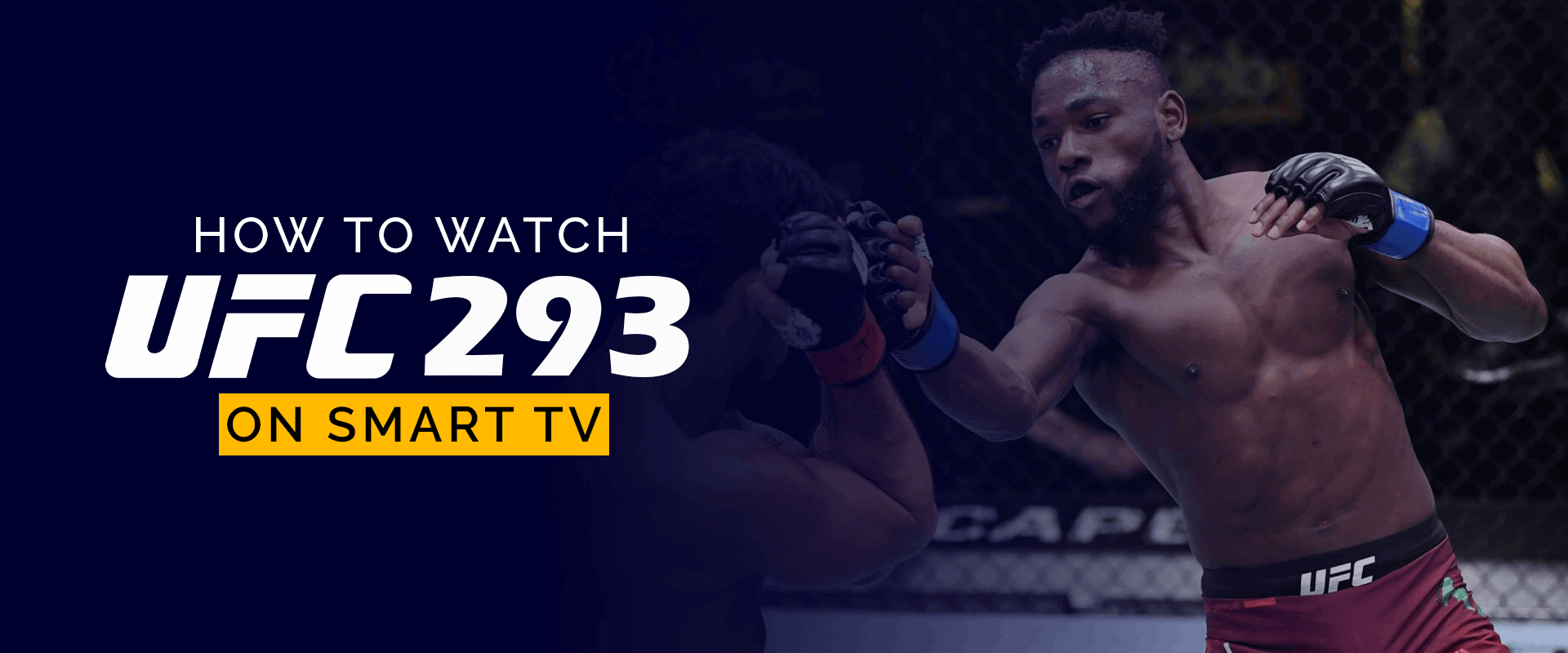 كيفية مشاهدة UFC 293 على التلفزيون الذكي