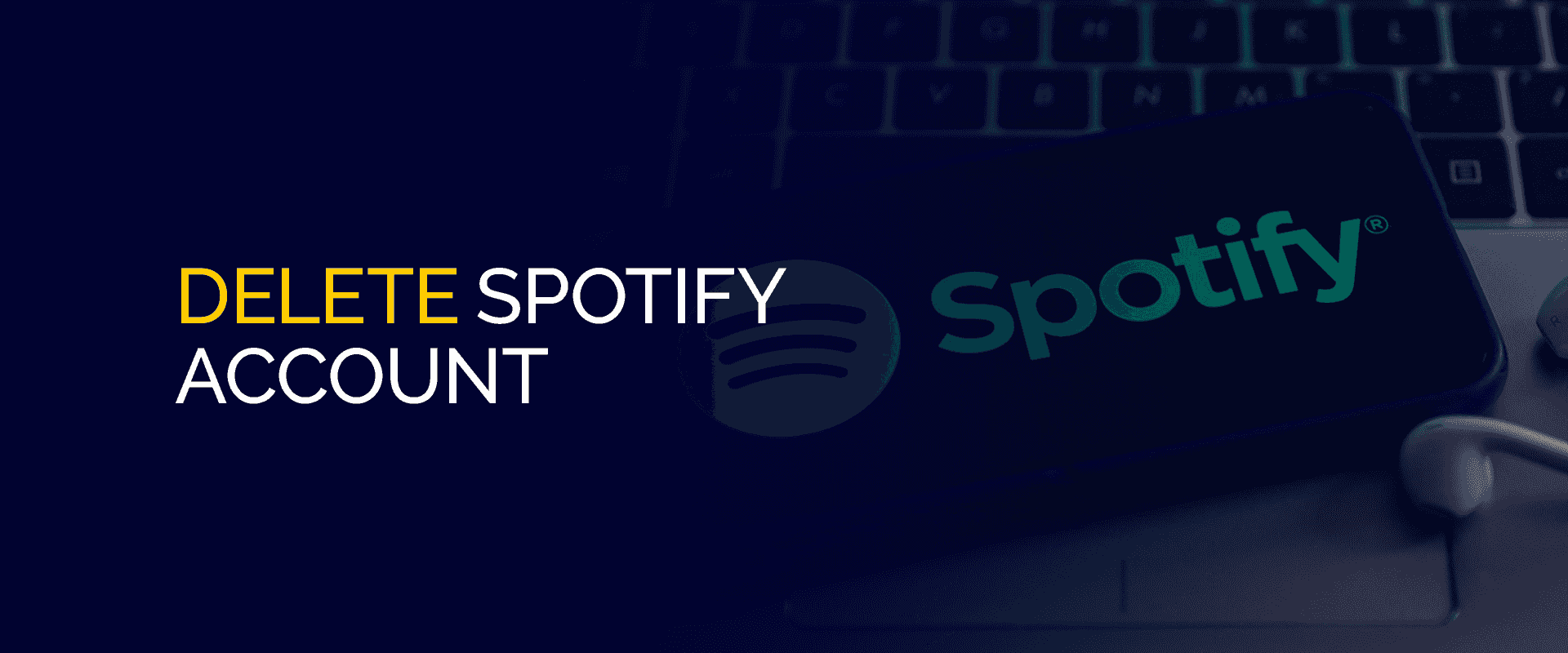 حذف حساب Spotify