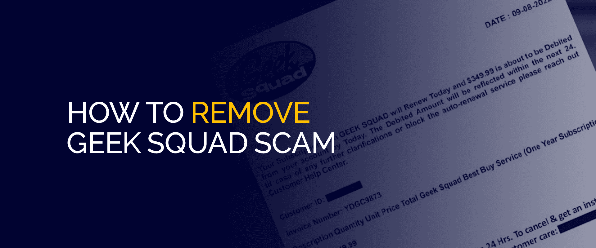 How to Remove Geek Squad Scam