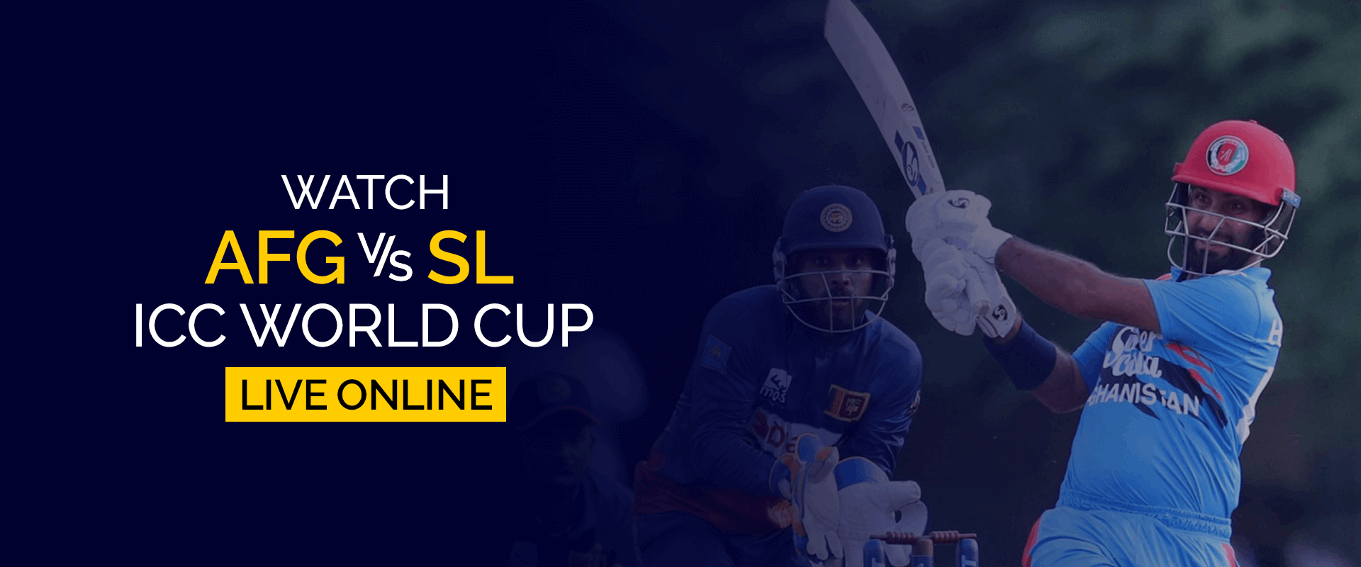 Sehen Sie sich die ICC-Weltmeisterschaft Afghanistan gegen Sri Lanka live online an