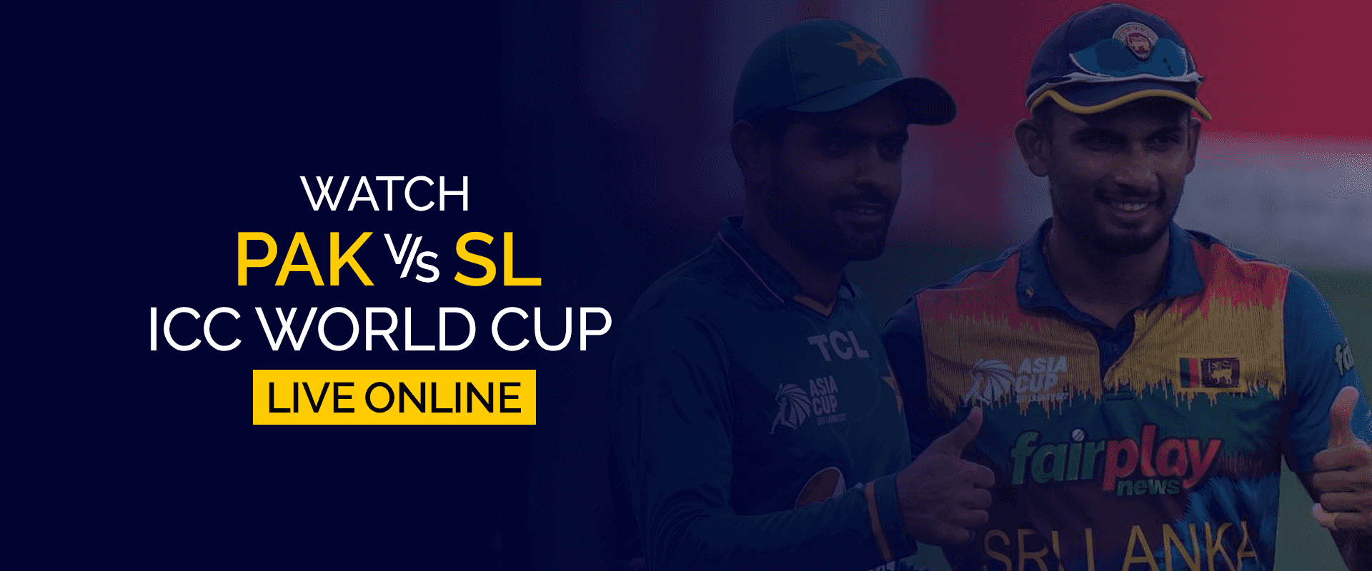 Mira la Copa del Mundo PAK vs SL ICC en vivo en línea