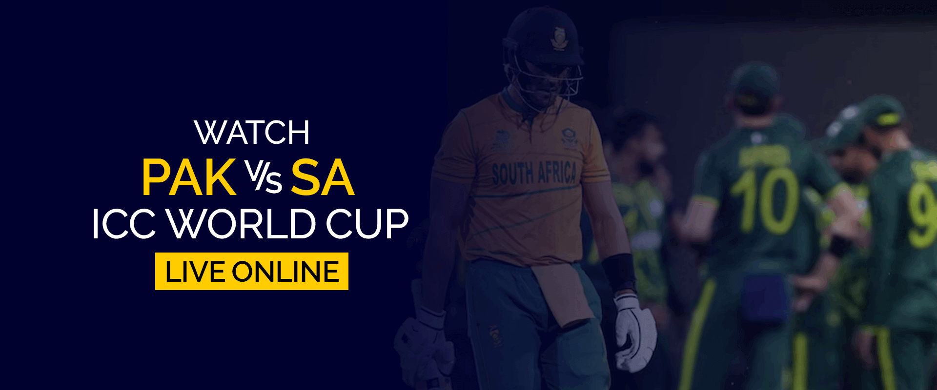 Vea la Copa Mundial ICC de Pakistán vs Sudáfrica en vivo en línea