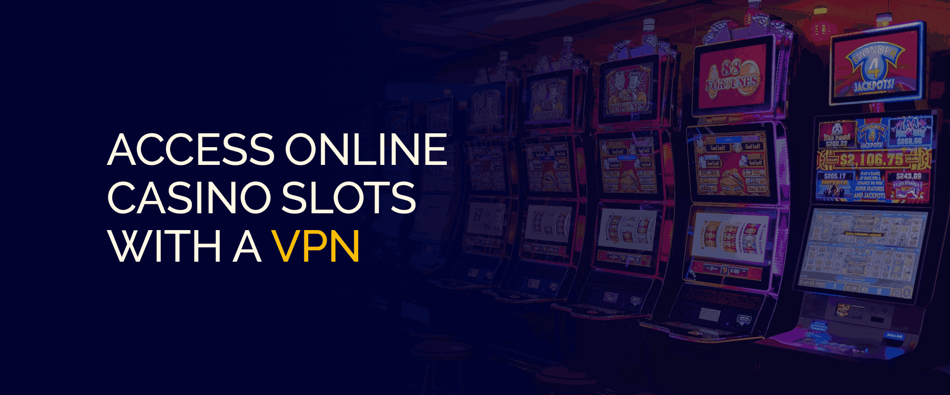 Zougang zu Online Casino Slots mat engem VPN