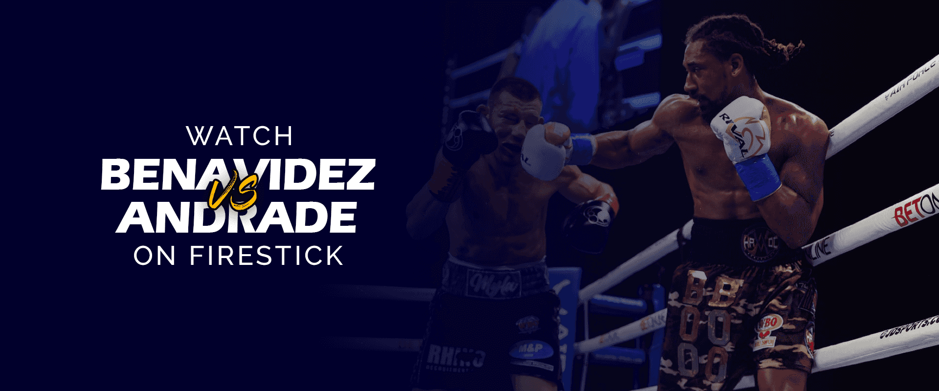 Sehen Sie sich David Benavidez gegen Demetrius Andrade auf Firestick an