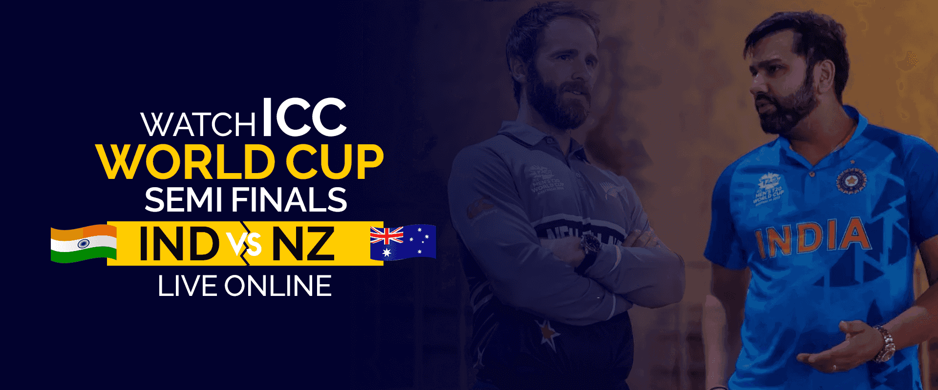 Bekijk ICC World Cup halve finale IND vs NZ live online