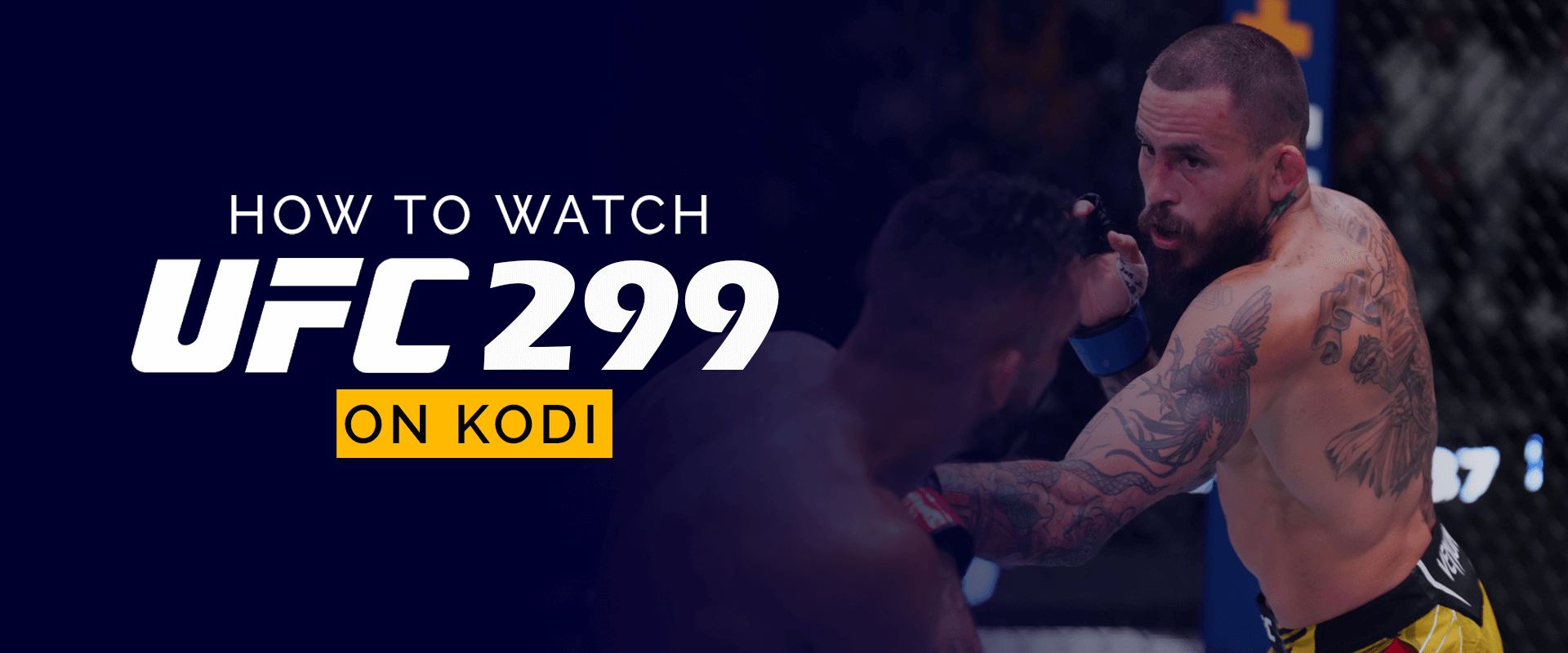 Comment regarder l'UFC 299 sur Kodi