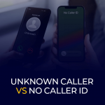 Chamador desconhecido vs sem identificador de chamada