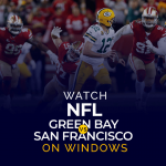 Sehen Sie sich NFL Green Bay gegen San Francisco auf Windows an