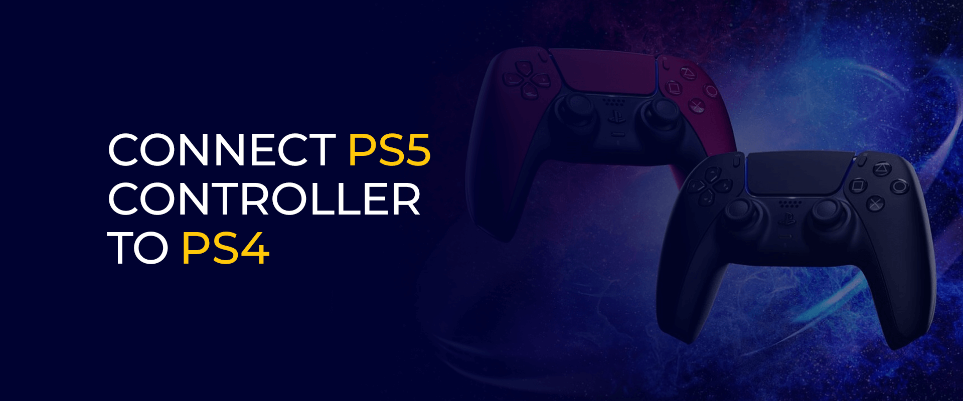 Sluit de PS5-controller aan op PS4