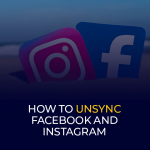 Como cancelar a sincronização do Facebook e Instagram