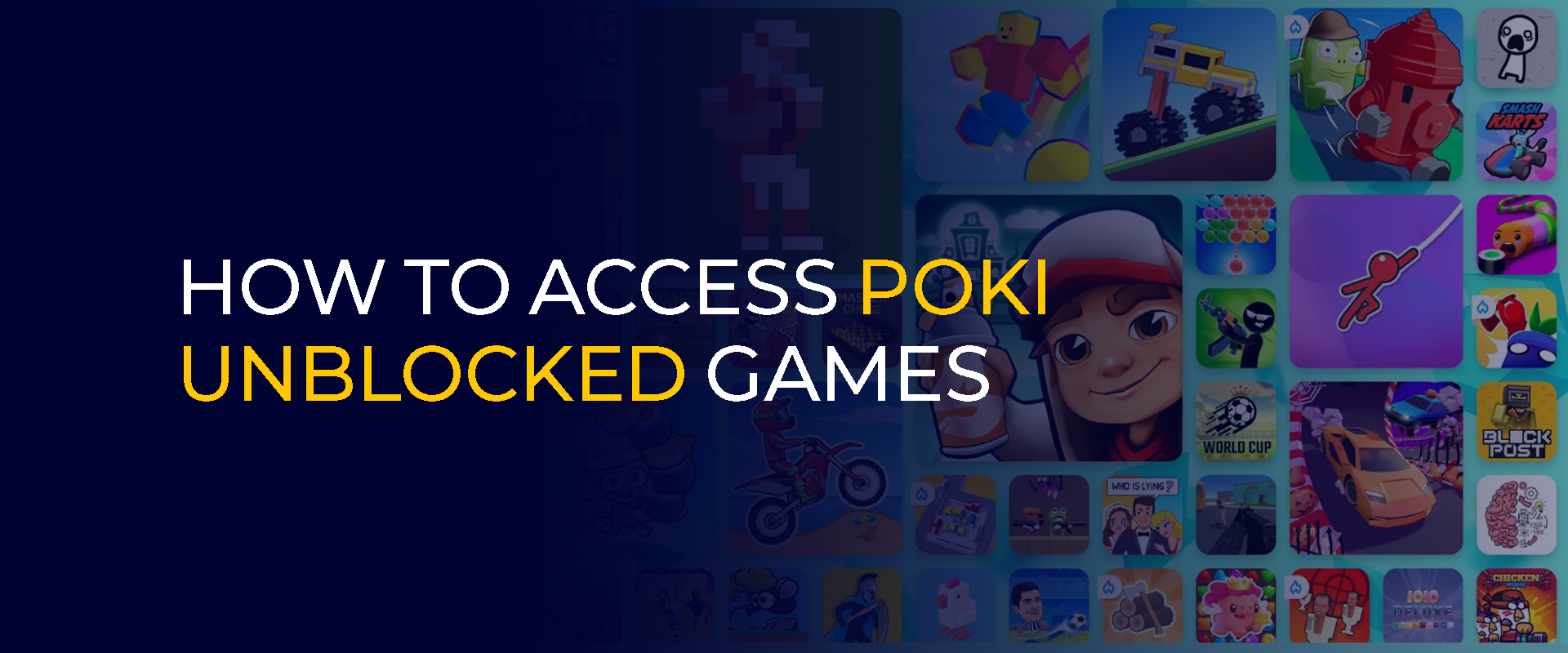 Wéi Zougang zu Poki Unblocked Games