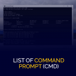 Lista de prompt de comando (CMD)