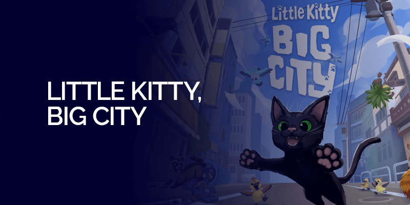 Маленький котенок, большой город