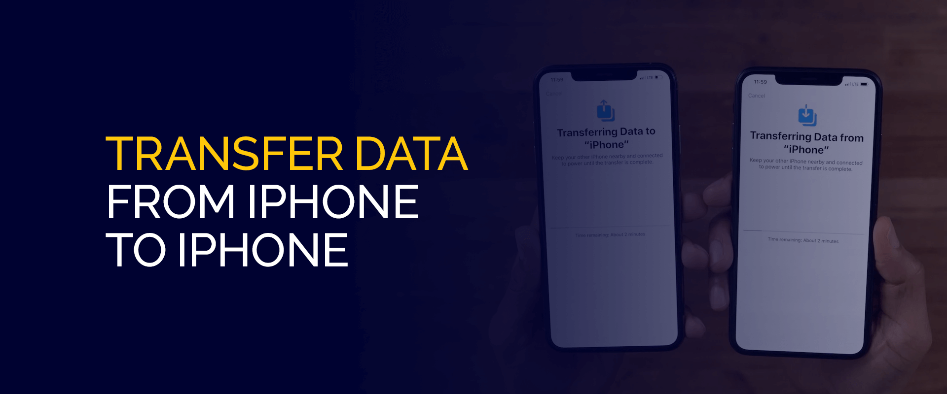 Transfer data from iphone to iphone