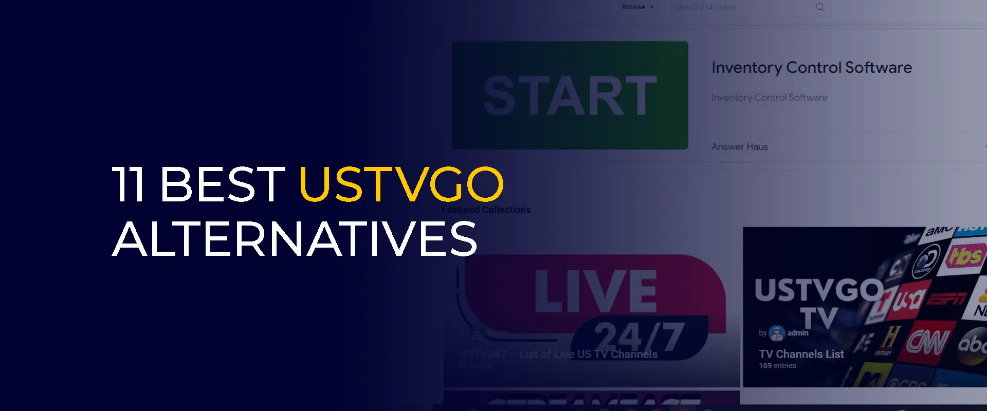 USTVGO に代わるベスト 11 のアプリ