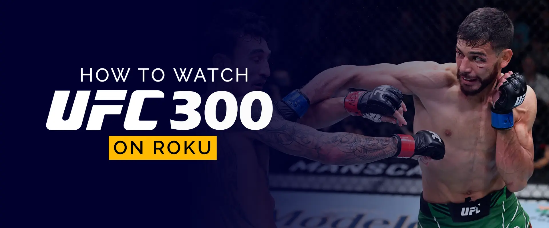 كيفية مشاهدة UFC 300 على Roku