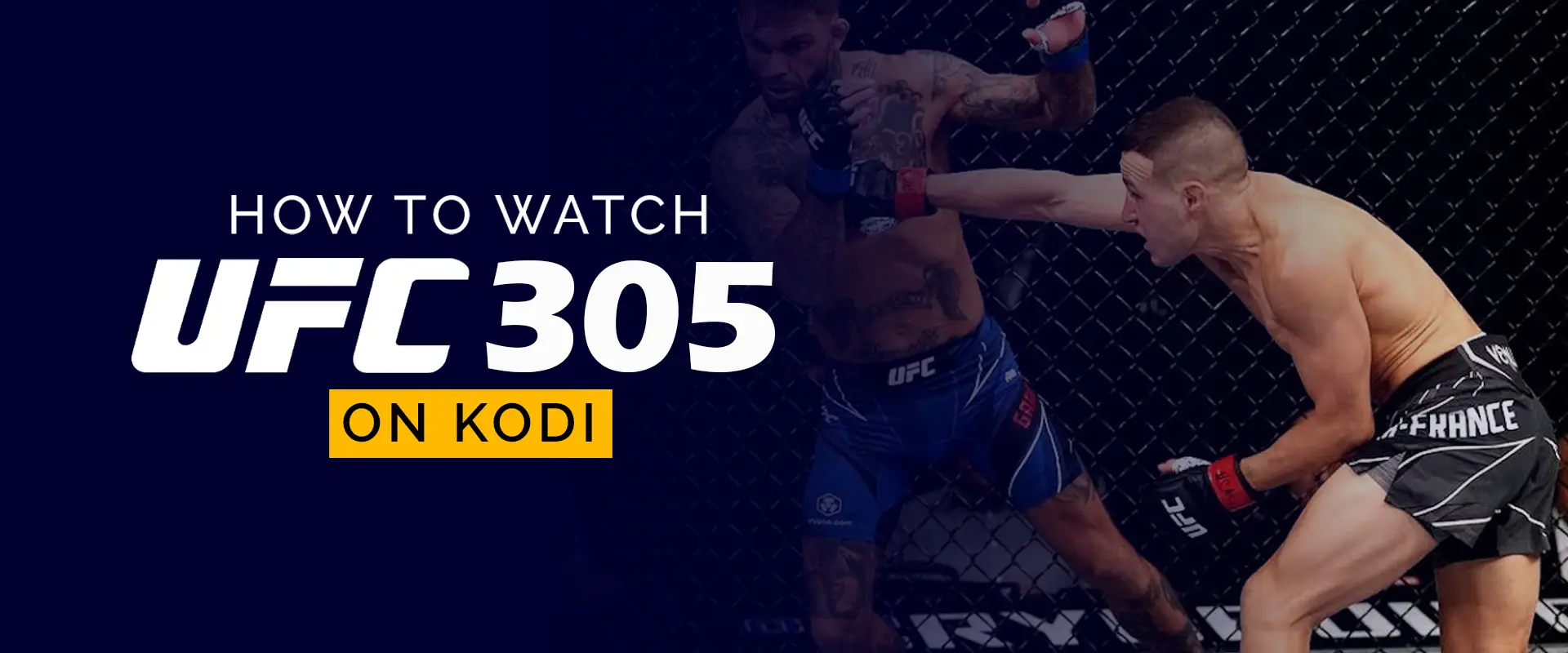 كيفية مشاهدة UFC 305 على Kodi