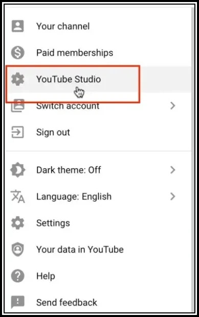 Screenshot of YouTube content removal page with the option to permanently delete all content highlighted.