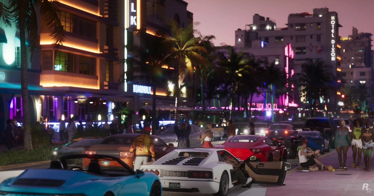 GTA 6 Neon Vice City Lights