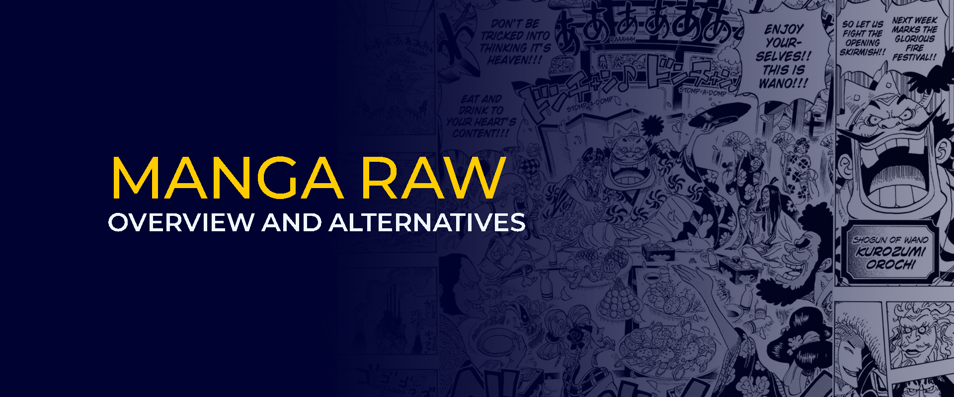 Manga Raw Overview and Alternatives