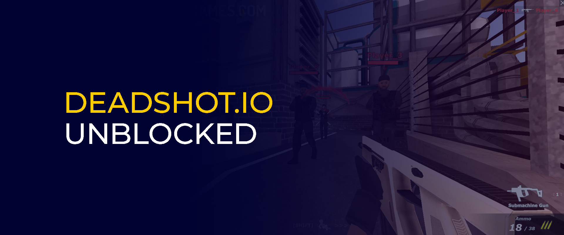 Deadshot.io Unblocked Banner