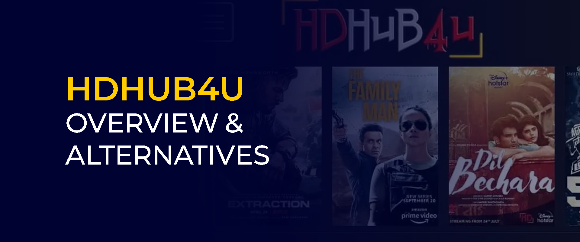 HDHub4u Overview Alternatives Banner