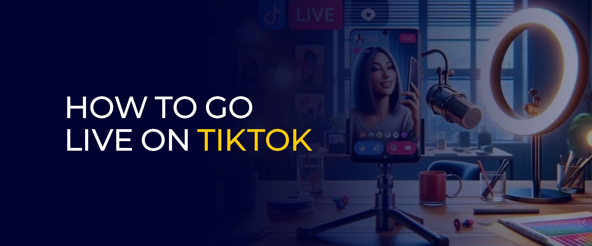 How to Go Live on TikTok Banner