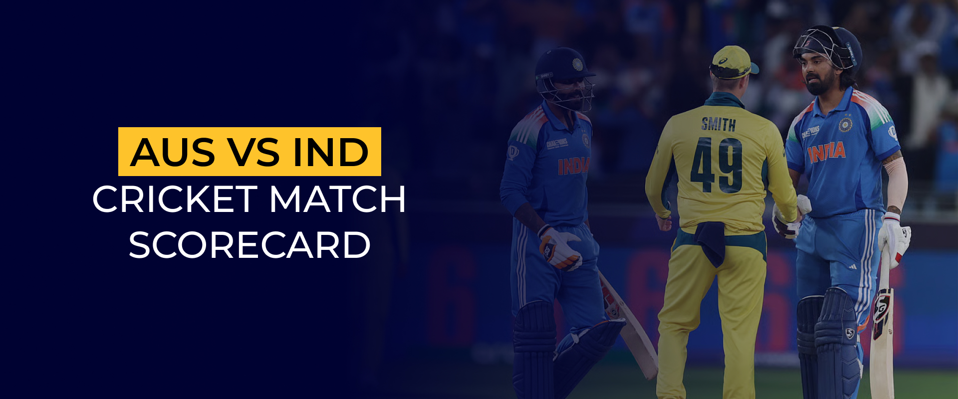 Australia Vs India Cricket Match Scorecard