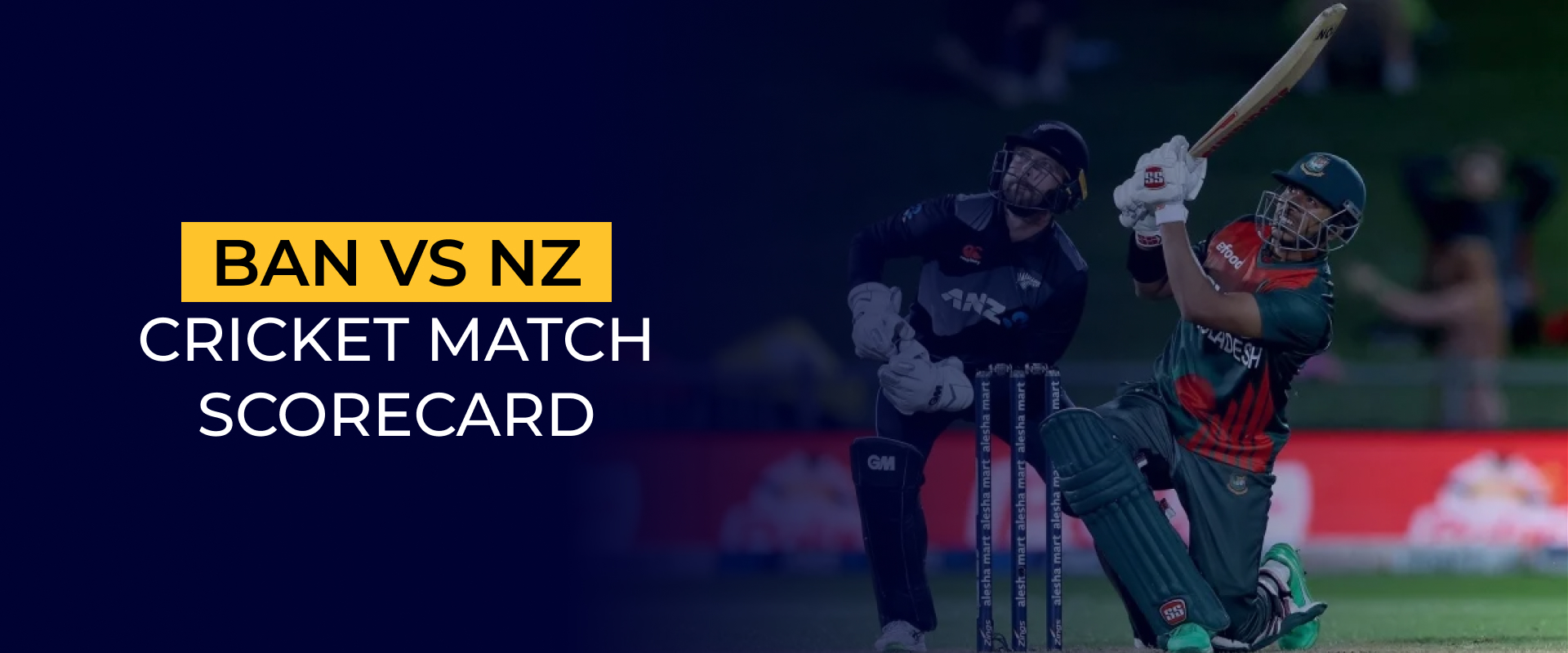 Bangladesh Vs New Zealand Cricket Match Scorecard