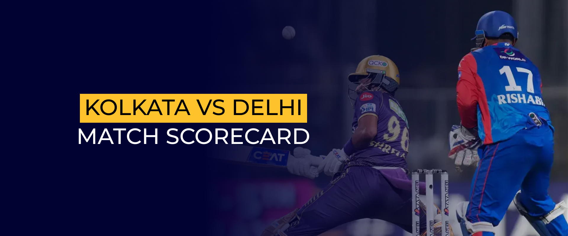 Kolkata Knight Riders vs Delhi Capitals Match Scorecard 