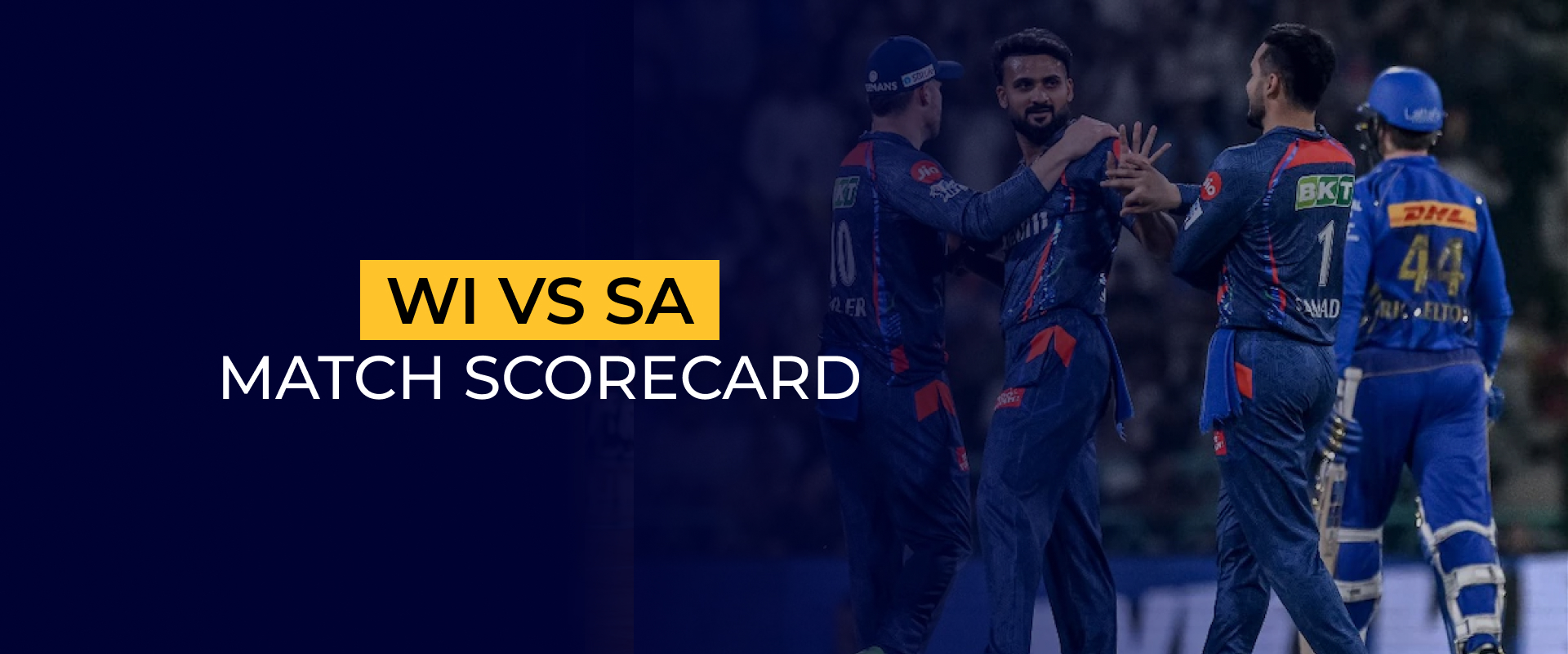 West Indies Vs South Africa Match Scorecard 