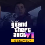 GTA 6 is Delayed Square Banner with Lucia in the frame
