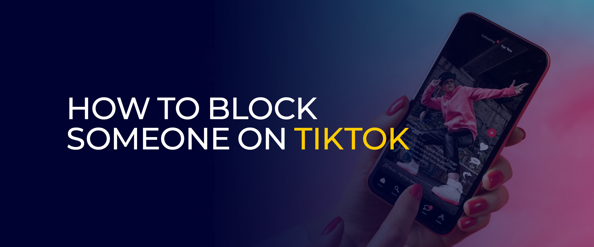 How to block someone on TikTok 