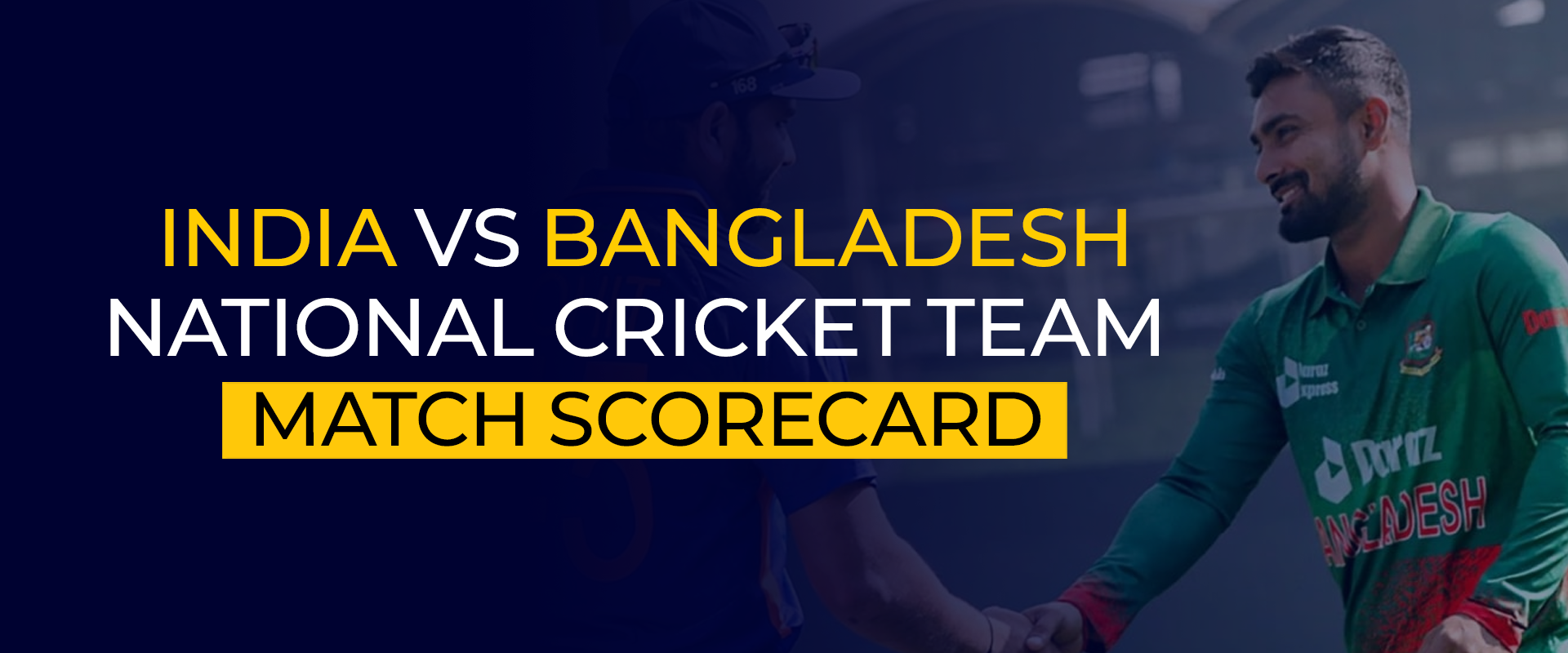 India National Cricket Team Vs Bangladesh National Cricket Team Match Scorecard 