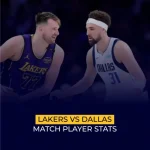 Lakers vs Dallas Mavericks Match Player Stats
