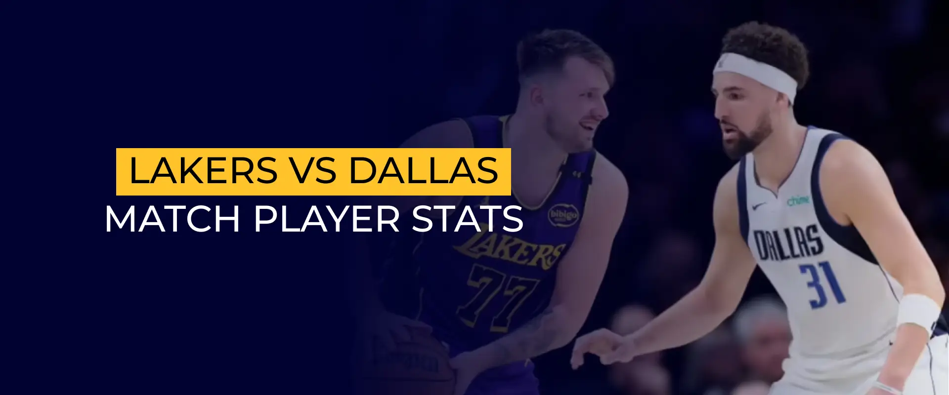 Lakers vs Dallas Mavericks Match Player Stats