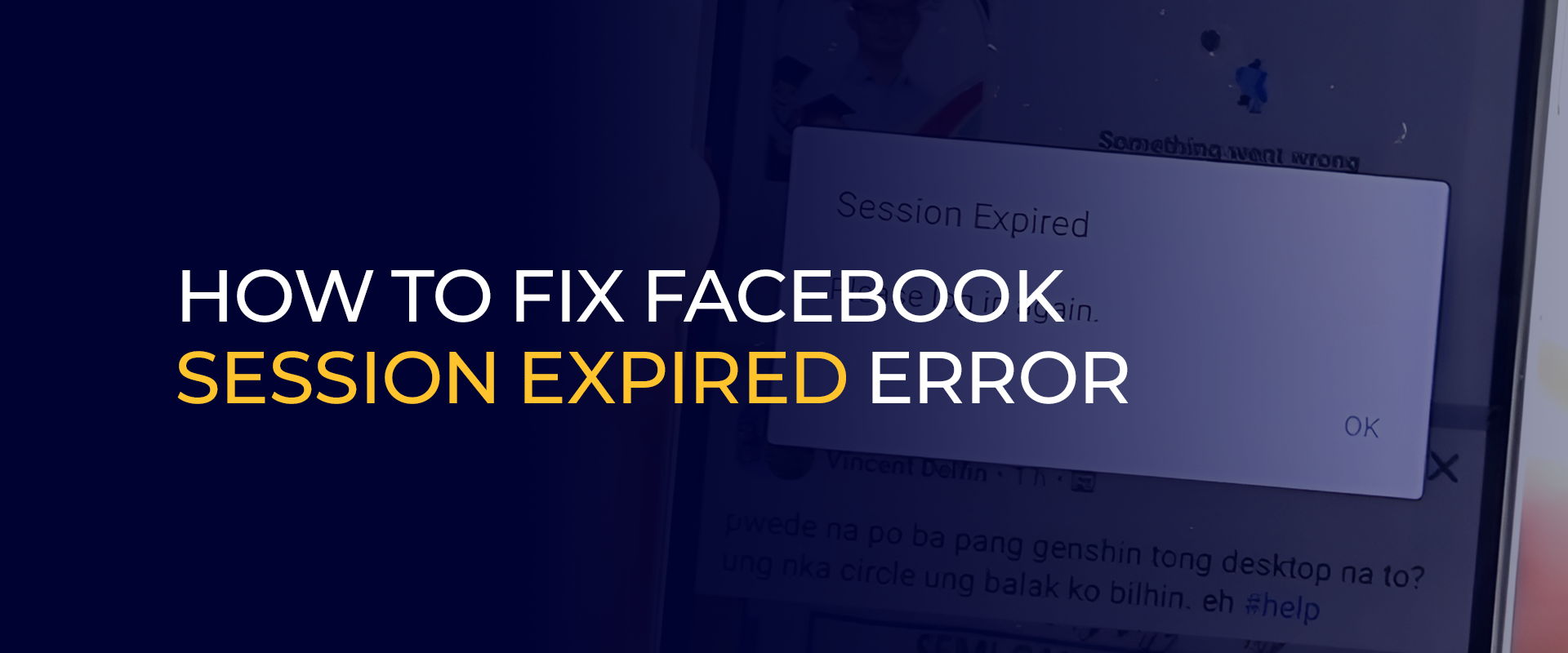 How to Fix Facebook Session Expired Error