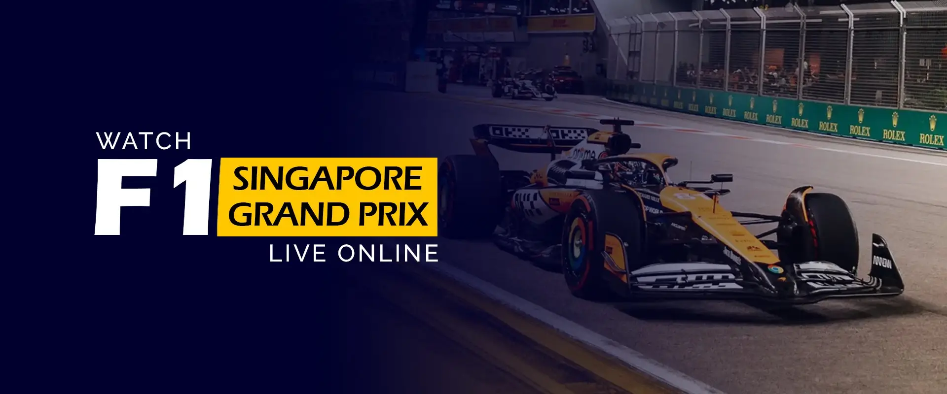 Watch Formula 1 Singapore GP Live Online 