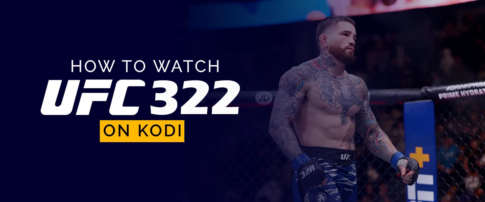 Oglądaj UFC 322 na Kodi