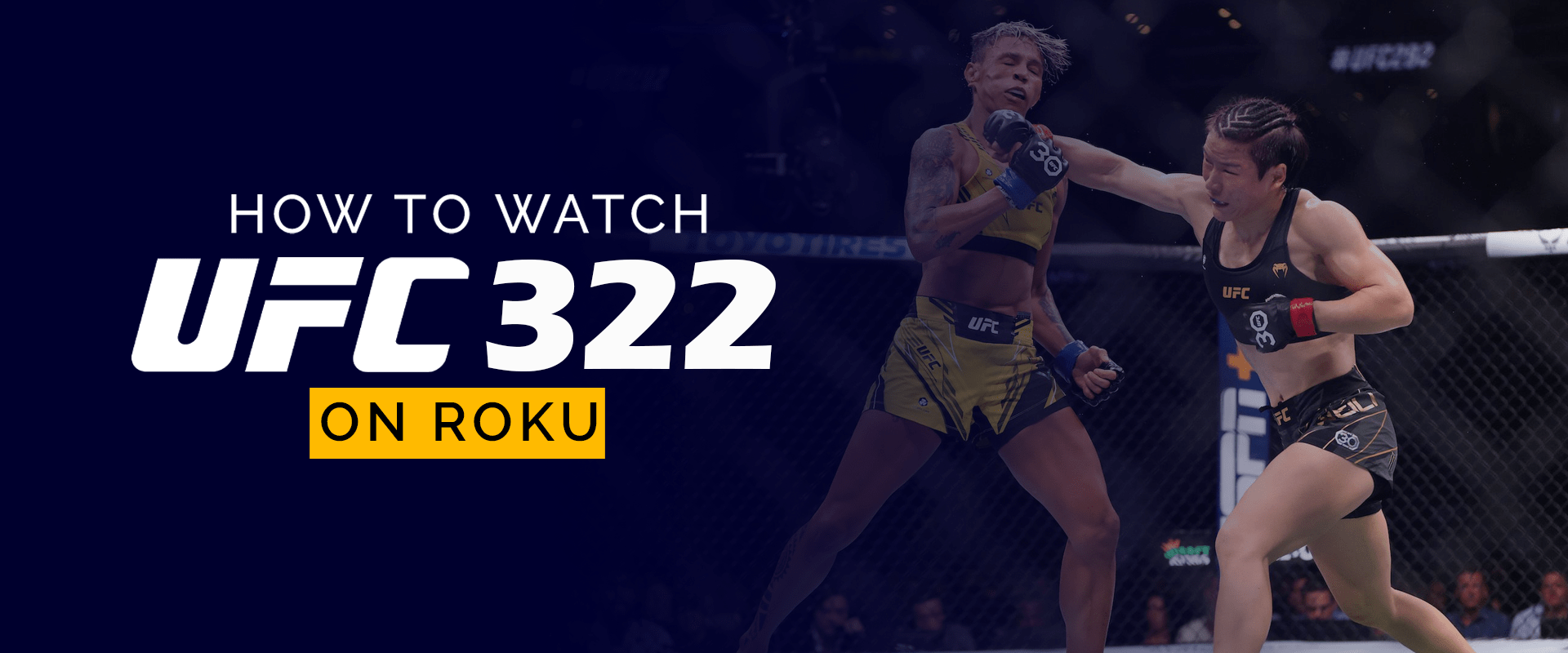 Watch UFC 322 on Roku