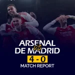 Arsenal 4-0 Atlético de Madrid Match Report