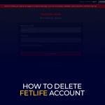 How to Delete FetLife Account