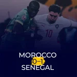 Morocco 0 – 1 Senegal Pape Gueye decides the AFCON Final against the hosts; Brahim misses from the spot