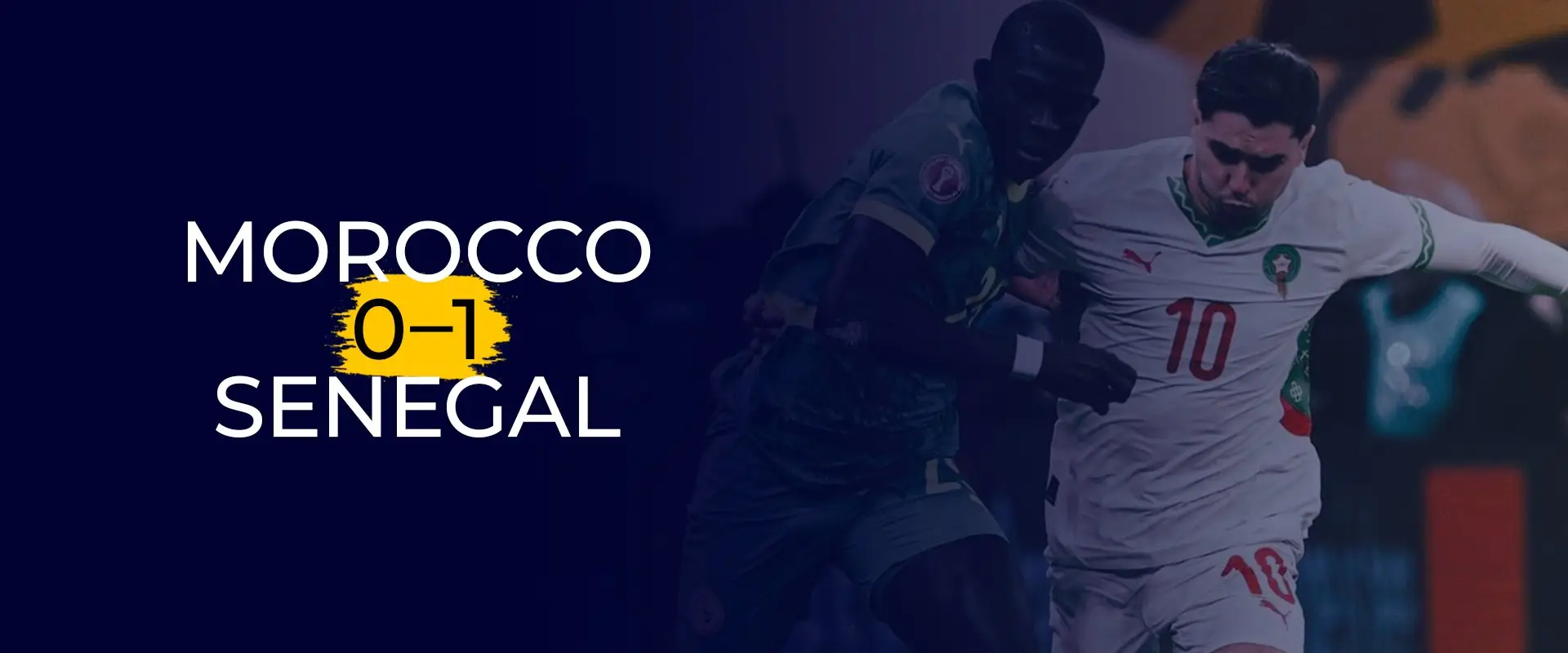 Morocco 0 – 1 Senegal Pape Gueye decides the AFCON Final against the hosts; Brahim misses from the spot 