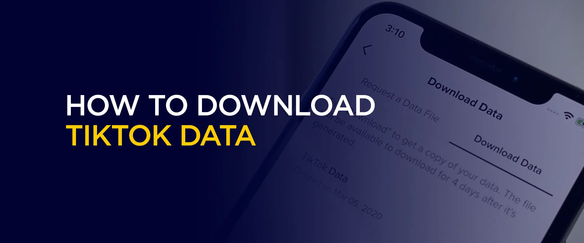 How to Download TikTok Data