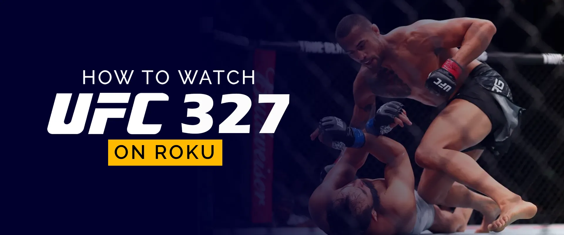How to Watch UFC 327 on Roku