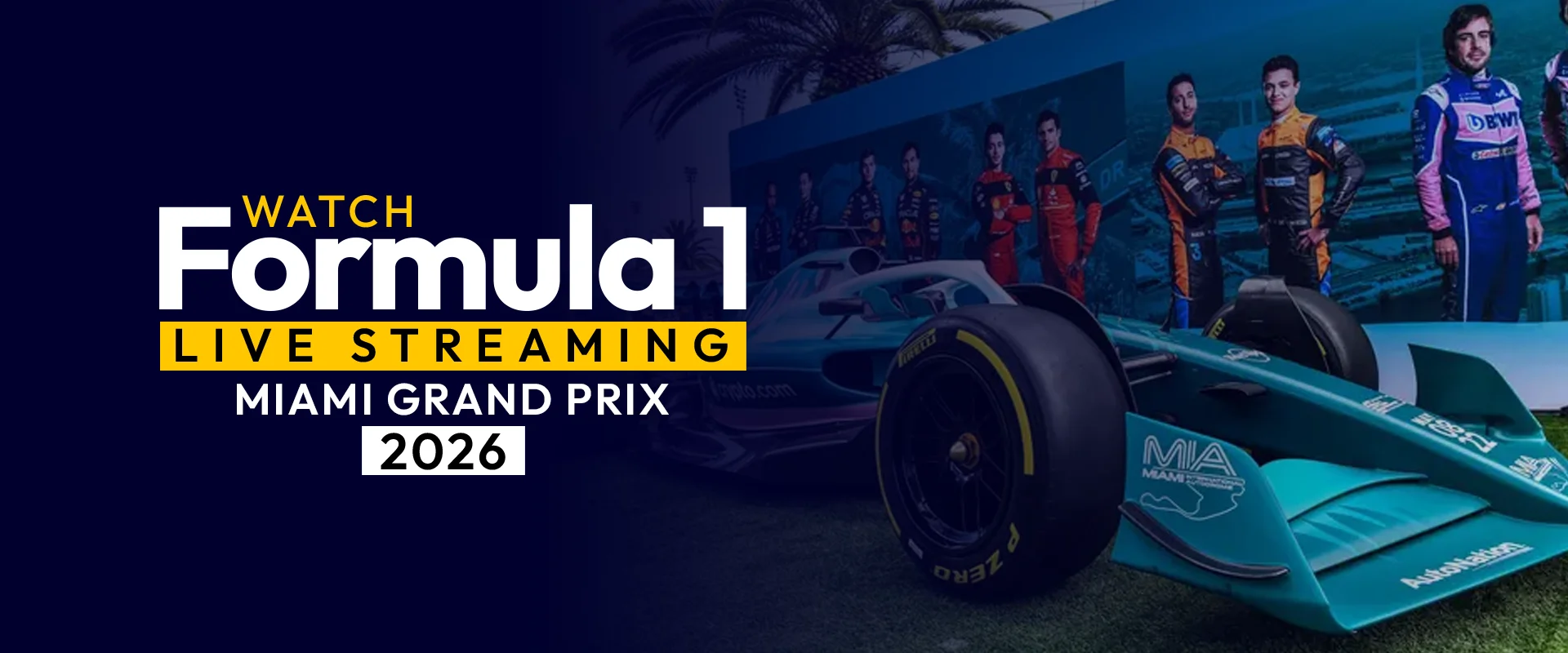 Watch Formula 1 Live Streaming Worldwide Miami Grand Prix 2026