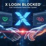 X login خطأ في إعادة ضبط الاتصال بعد التحديث