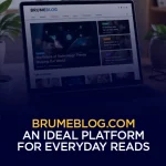 Brumeblog Com An Ideal Platform for Everyday Reads