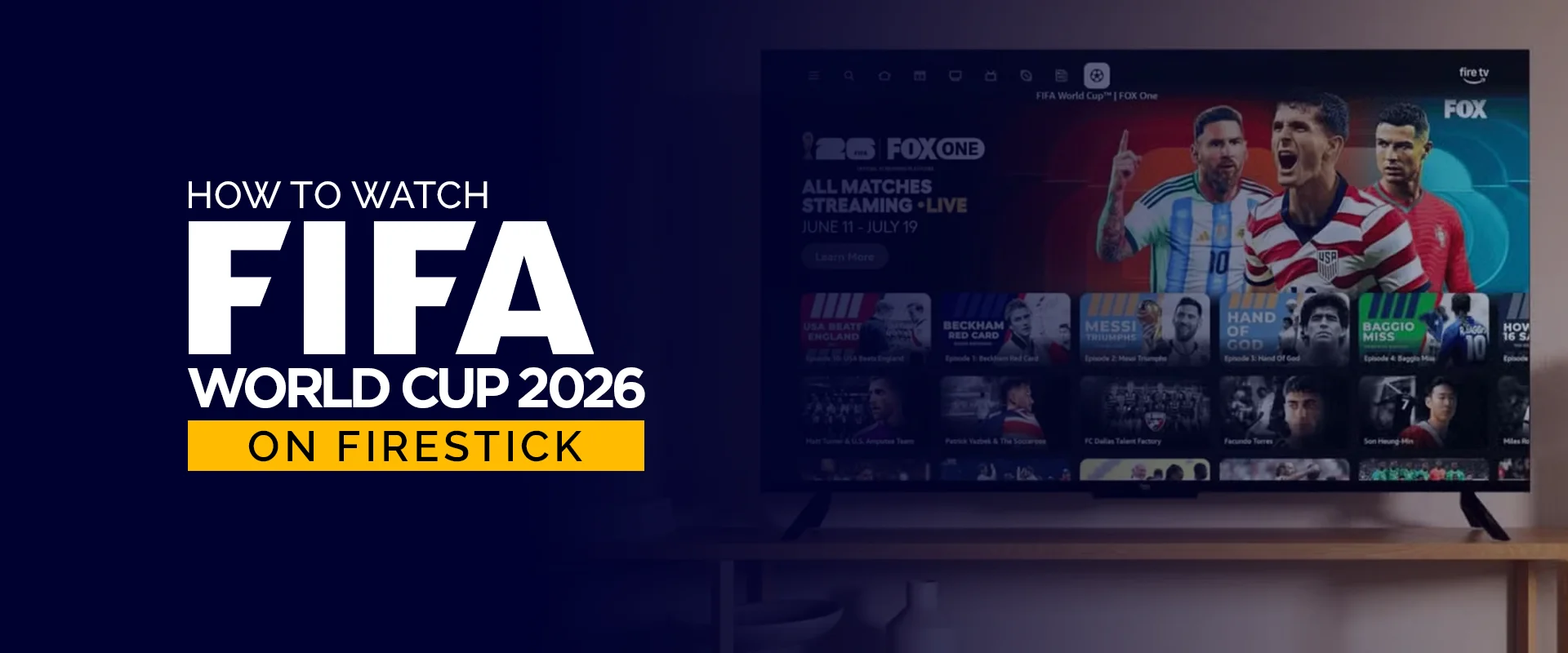 How to Watch FIFA World Cup 2026 on FireStick
